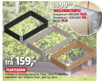 Bauhaus Plantekarm tilbud