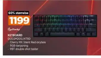 POWER Ducky tastatur tilbud