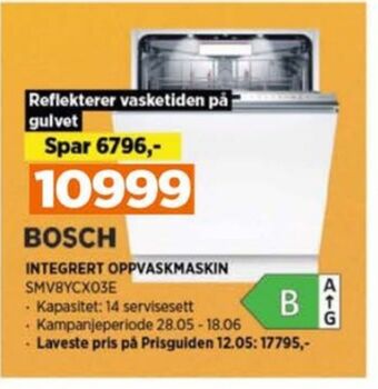 POWER Bosch oppvaskmaskin tilbud