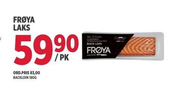 Jacobs Frøya laks tilbud