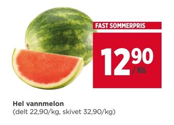 Meny Hel vannmelon tilbud