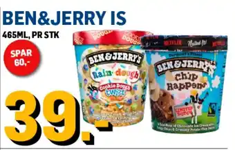 Price Lagerbutikk Ben & Jerry Is 465ml tilbud