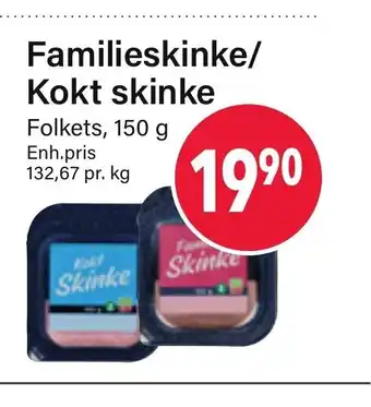 Familieskinke/Kokt Skinke
