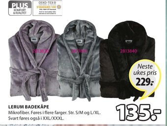 JYSK Lerum Badekåpe tilbud