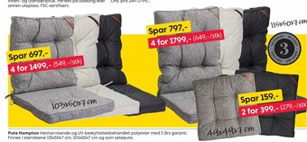 Rusta Pute Hampton tilbud