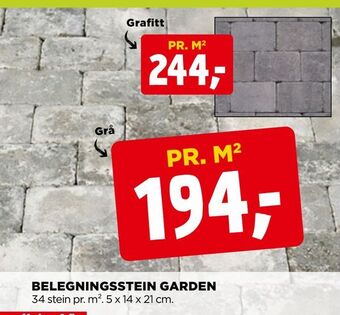 jem & fix Belegningsstein garden tilbud