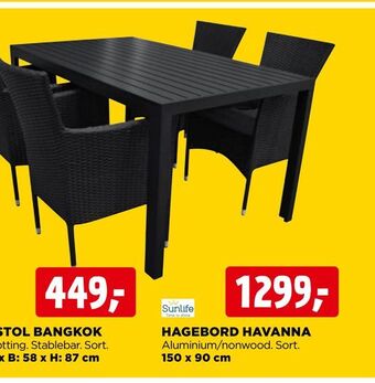 jem & fix Hagebord havanna tilbud