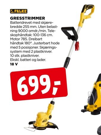 jem & fix Gresstrimmer tilbud