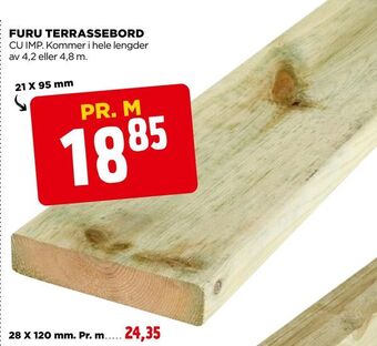 jem & fix Furu terrassebord tilbud