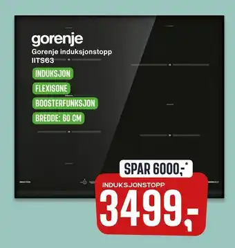 Skousen Gorenje induksjonstopp IITS63 tilbud