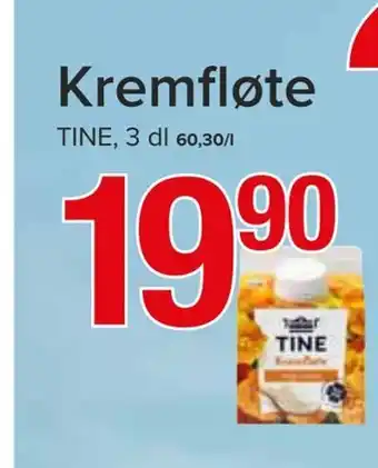 Spar Kremfløte tilbud