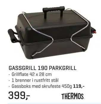 Jernia Gassgrill 190 parkgrill tilbud
