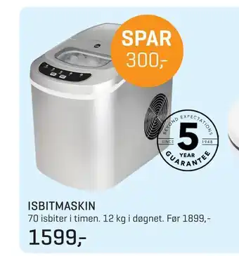 Jernia Isbitmaskin tilbud
