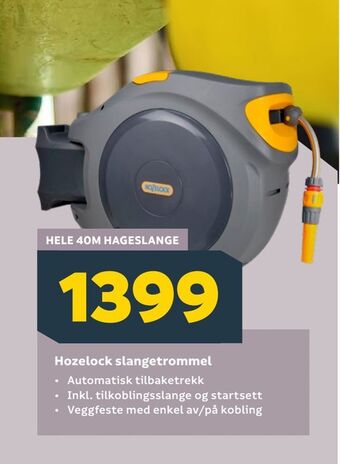 Megaflis Hozelock slangetrommel tilbud