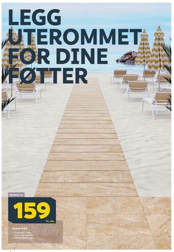 Megaflis Quartz Gold tilbud