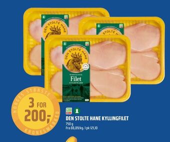 Coop Obs Den stolte hane kyllingfilet tilbud