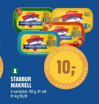 Coop Obs Stabbur makrell tilbud