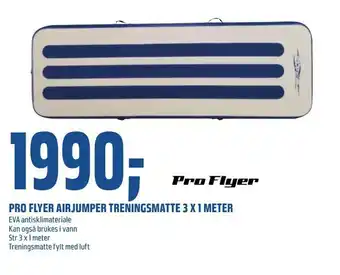 Coop Obs Pro flyer airjumper treningsmatte 3 x 1 meter tilbud