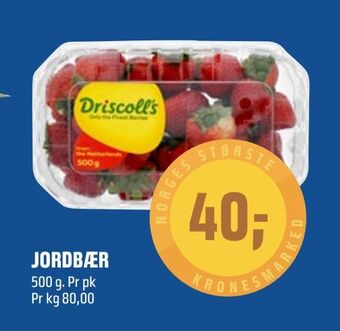 Coop Obs Jordbær tilbud