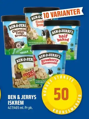 Coop Obs Ben & jerrys iskrem tilbud