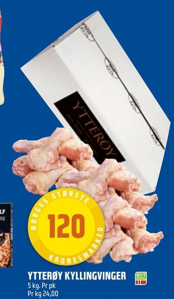 Coop Obs Ytterøy kyllingvinger tilbud