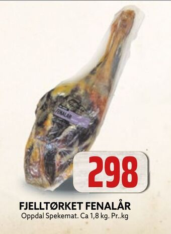 Coop Obs Fjelltørket fenalår tilbud