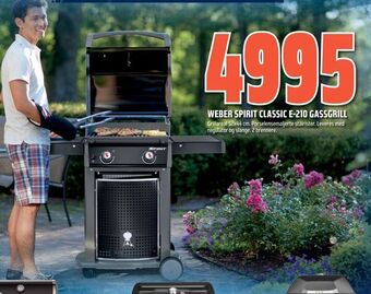 Coop Obs Weber spirit classic e-210 gassgrill tilbud