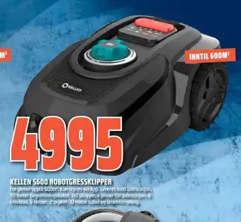 Coop Obs Kellen s600 robotgressklipper tilbud