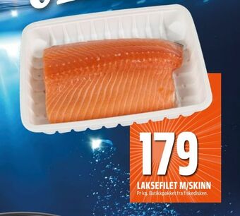 Coop Obs Laksefilet m/skinn tilbud