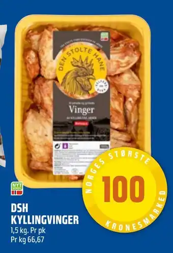Coop Obs Dsh kyllingvinger tilbud