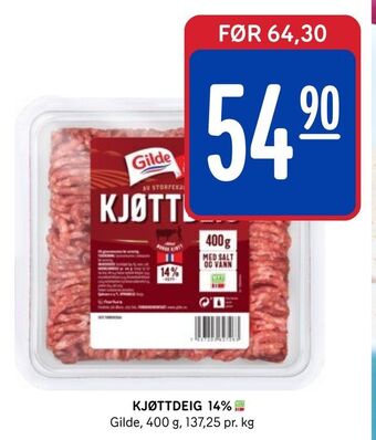 Rema 1000 Kjøttdeig 14% tilbud