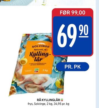 Rema 1000 Rå kyllinglår tilbud