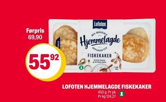 Coop Extra Lofoten hjemmelagde fiskekaker tilbud