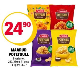 Coop Extra Maarud potetgull tilbud