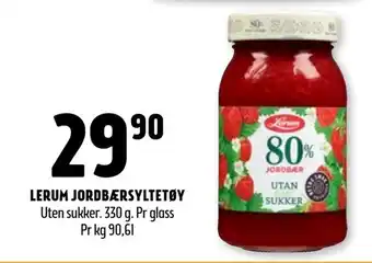 Coop Prix Lerum jordbærsyltetøy tilbud