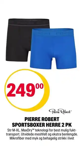 Coop Extra Pierre robert sportsboxer herre 2 pk tilbud