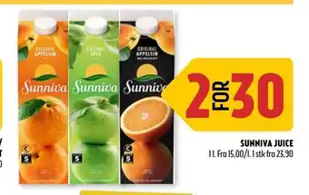 Coop Prix Sunniva juice tilbud