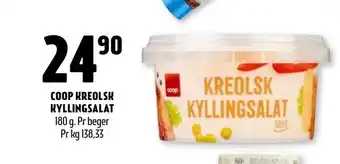 Coop Prix Coop kreolsk kyllingsalat tilbud