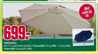 Europris Parasoll tilbud