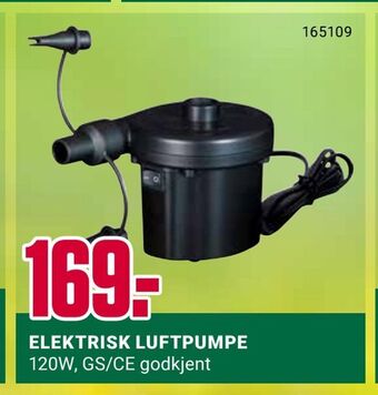 Europris Elektrisk luftpumpe tilbud