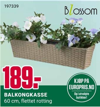 Europris Balkongkasse tilbud