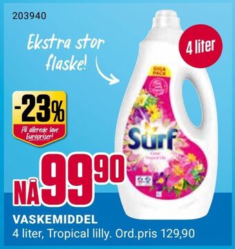 Europris Vaskemiddel tilbud