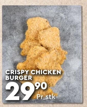 Coop Mega Crispy chicken burger tilbud