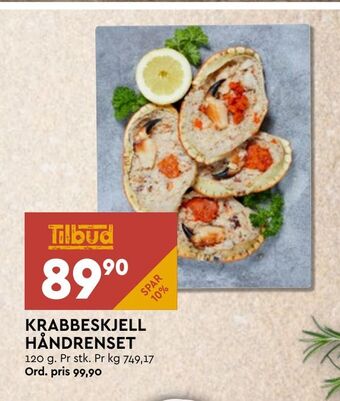 Coop Mega Krabbeskjell håndrenset tilbud