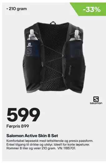 XXL Sport Salomon Active Skin 8 Set tilbud