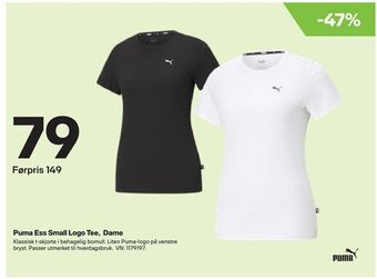 XXL Sport Puma Ess Small Logo Tee, Dame tilbud