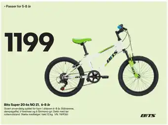 XXL Sport Bits Super 20 6s NO 21, 6-8 år tilbud