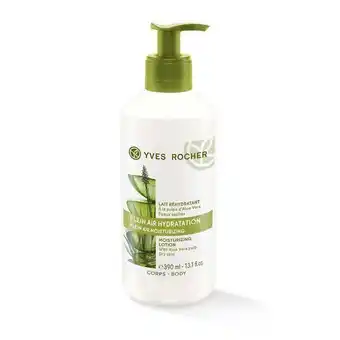 Yves Rocher Bodylotion - fuktighetstilførende, normal/tørr hud, aloe vera, 390 ml tilbud