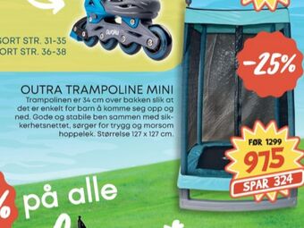 Extra Leker Outra sport trampoline tilbud