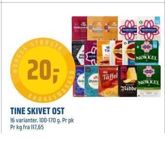 Coop Obs Tine skivet ost tilbud
